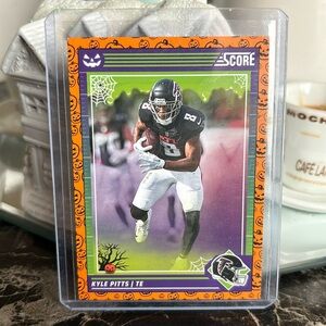 Kyle Pitts Pumpkin Score Sports Card